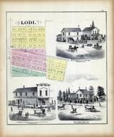 Lodi, E. O. Rood, Latheop, Snow, Abner Currier, Kane County 1872